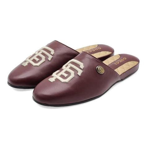 gucci sf giants canvas loafers|Gucci wedge loafers.